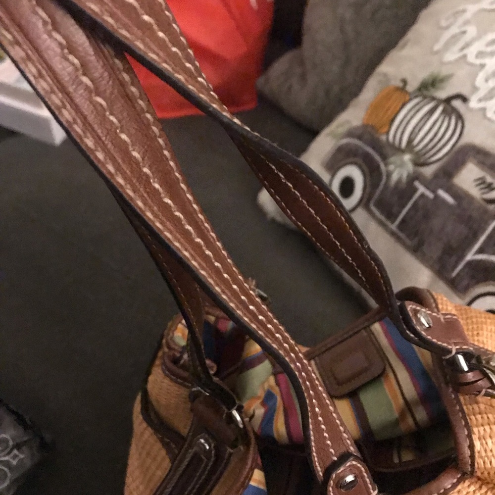 Fossil straw purse